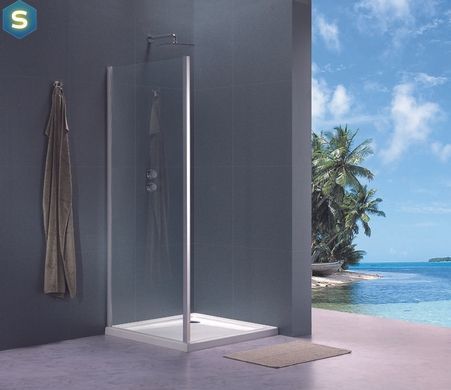 Бічна стінка Koller Pool 900x1900 мм скло прозоре S90C, прозорий, хром