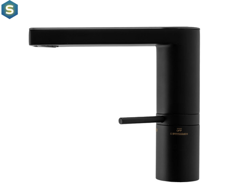 Смеситель для умывальника Rea Amar Lcd низкий black REA-B2065, Черный матовый