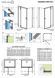 Душова кабіна Radaway Essenza Pro Gold KDJ 90Lx80x200 10097090-09-01L+10098080-01-01