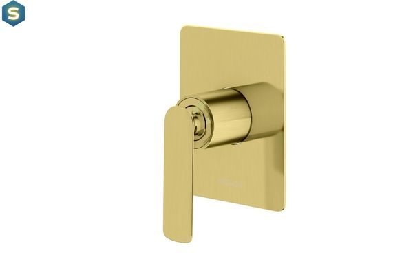 Душевая система Kohlman Experience 25 brushed gold + BOX скрытого монтажа KPL-QW220EGDBR25, Золотой