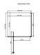 Душова кабіна Dusel DL198B + DL196B Black Matt 900x900x1900, Черный матовый, прозорий, чорний матовий