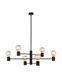 Люстра Nowodvorski 7932 Radius E27 6x60W IP20 Bl