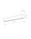 Светильник Nowodvorski 7594 Straight wall led T8LED 1x16W 3000K 2300Lm IP20 Bl