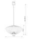 Подвесной светильник Nowodvorski 11252 Pumpkin L GU10 1x10W IP20 Umbra Gray