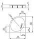 Душовий піддон Radaway Patmos A 80x80 Compact 4S88155-05