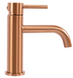 Смеситель для умывальника Rea Lungo brushed copper низкий REA-B1112, Теплый закат