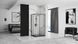Душевая кабина Rea Punto 80x100 black REA-K4806, Черный/золото, Универсальная, прозрачный