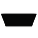 Ванна окремостояча матова Amidicon Atlant 160x75 чорна з литого каменю ATLANT_160_BLACK_MAT, Чорно-білий
