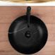 Умивальник Rea Fibo black matt накладний REA-U3301, Черный матовый