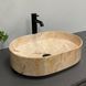 Умывальник VBI Verona 50 travertine glossy накладной VBI-011326, Бежевый