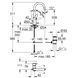 Змішувач для раковини Grohe QuickFix Start L-Size 24203002, Хром