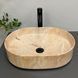 Умывальник VBI Verona 50 travertine glossy накладной VBI-011326, Бежевый