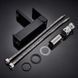 Змішувач для умивальника Wezer PRO1-02-BLACK, Черный матовый