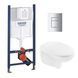 Комплект унітазу з інсталяцією 4 в 1 Grohe Solido Even UA38971966A