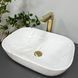 Умивальник (раковина) VBI RAVENNA MARBLE NATURE GLOSSY накладний, Мармур