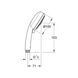 Ручний душ Grohe Vitalio Comfort 100 26094000, Хром