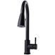Змішувач для кухні Globus Lux Alpen SBT1-2031-BB, Черный матовый