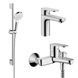 Набір змішувачів для ванни Hansgrohe Vernis Blend 71550111