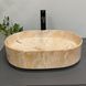 Умывальник VBI Verona 50 travertine glossy накладной VBI-011326, Бежевый