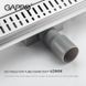 Душовий канал Gappo G83007-3, 70х300 мм, нержавіюча сталь