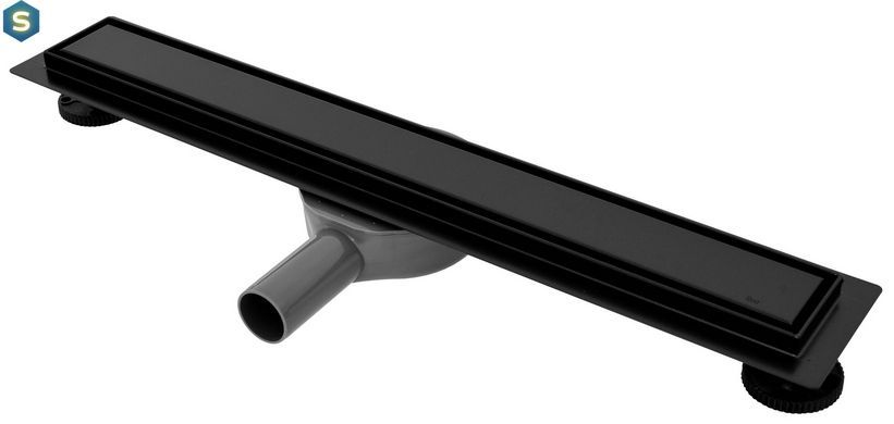 Душовий канал Rea Neo Pro black 2в1 чорний 90 см REA-G8908
