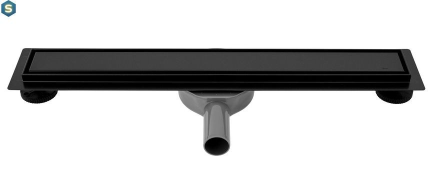 Душовий канал Rea Neo Pro black 2в1 чорний 90 см REA-G8908