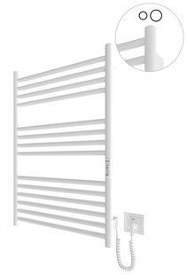 Електрична рушникосушарка HF Greenwich 770x530 white matte 6.1.0302.06.WM, Белый матовый, універсальне (конектор), Електронний