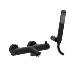 Термостат для ванны Paffoni Light black matt LIQ023NO, Черный матовый