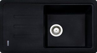 Кухонная мойка Adamant Slim Long 780x435x200 антрацит 394223, Антрацит