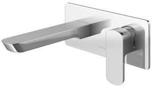 Смеситель для умывальника Kohlman Foxal chrome + BOX скрытого монтажа QW185F, Хром