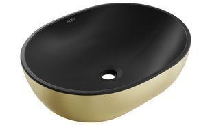 Умивальник Mexen Viki gold black matt накладний MEX-21054876, Золотий