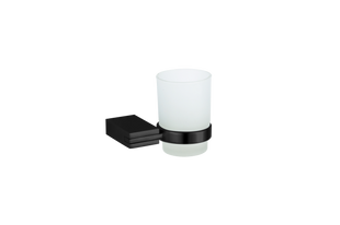Стакан для зубных щеток VBI Neptune black VBI-040504BL, Черный матовый