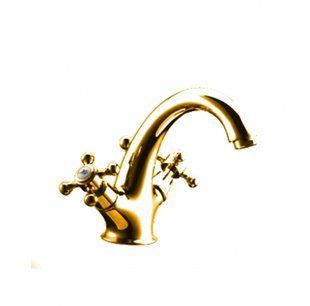Змішувач для умивальника Huber Lavabo bronzo 254.01H.BA, Бронза