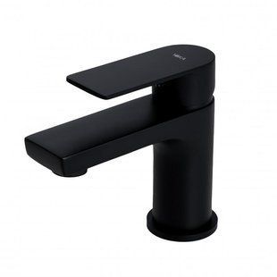 Смеситель для умывальника Yoka Lola 24 black низкий BU.LOLA-24-BLK, Черный матовый