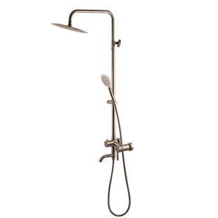 Душевая система Globus Lux Alpen SBT1-SH-02, Зеленый матовый