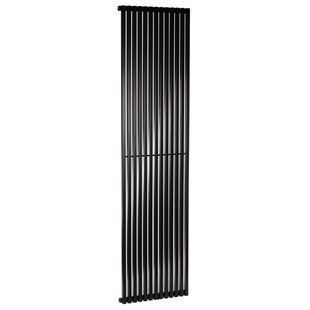 Дизайнерский радиатор трубчатый Betatherm Quantum 1 H-2000 мм, L-525 мм с нижним подключением BQ 1200/13 9005М 99, Черный матовый