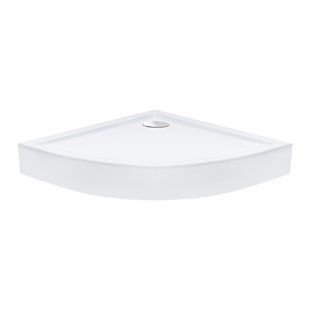 Душовий піддон Qtap Robin 309912C 90x90x12 см + сифон, Білий