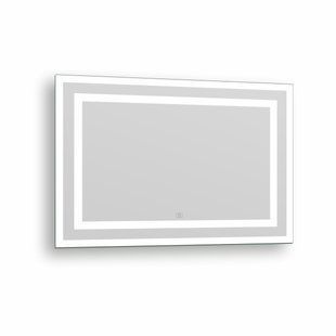 Зеркало Imprese Karlov Light прямоугольное в раме с фронтальной и настенной подсветкой 70x100 см m08607600MB