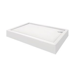 Душовий піддон Qtap Tern 3012812 120x80x12 см + сифон, Білий, Універсальна, білий, мелкий (до 20 см)