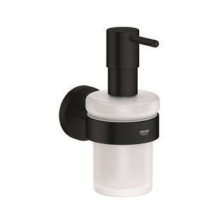 Дозатор жидкого мыла Grohe QuickFix Start 411952430, Черный матовый