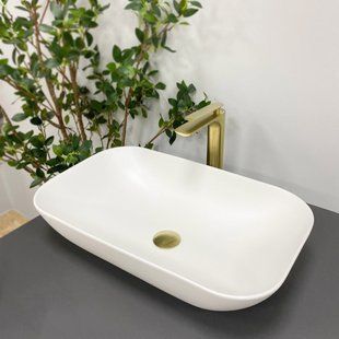 Умивальник (раковина) VBI AVEZZANO WHITE MATT накладний, Білий