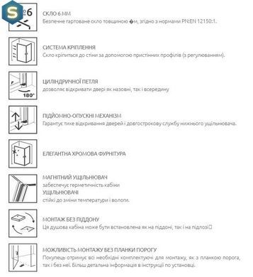 Душевая кабина Radaway Nes KDS I 100x75x200 10023100-01-01L + 10043075-01-01