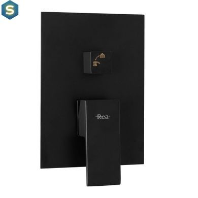 Душевая система скрытого монтажа Rea Fenix black черный матовый REA-P6920, Черный матовый
