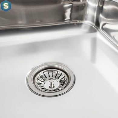 Кухонна мийка з нержавіючої сталі Valeso поліровка 6060 L (0,7/160 мм), Polish