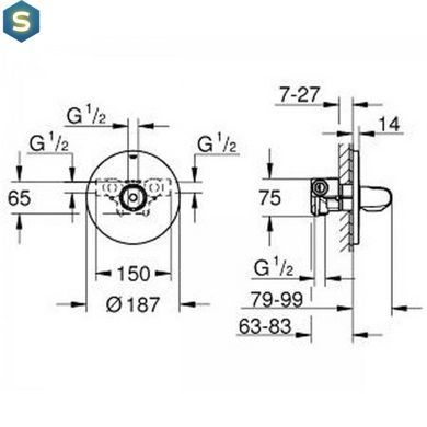 Центральний термостат Grohe Grohtherm 1000 New 34573000