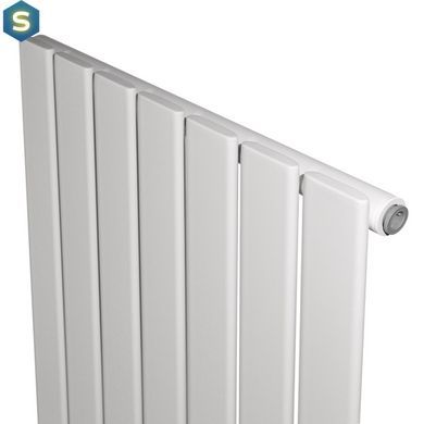 Вертикальный дизайнерский радиатор отопления Arttidesign Livorno 7/2000/476/50 белый матовий, Белый матовый