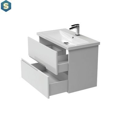 Тумба подвесная Koller Pool Grace 800 с умывальником белый глянец GR080WHITE, Белый