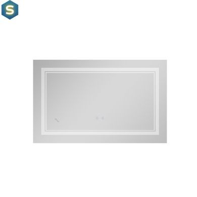 Зеркало Qtap Cardinal 500х700 с LED-подсветкой Touch, с антизапотеванием, с диммером температуры цвета (3000-6500K) Reverse QT0478C5070