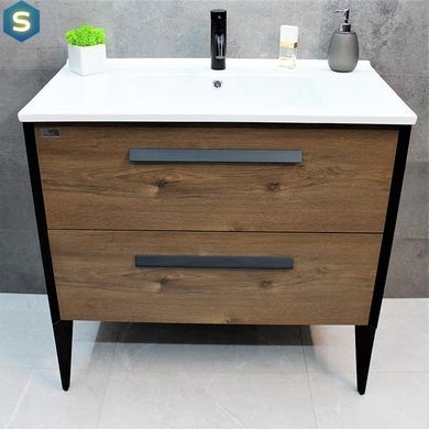 Тумба с умывальником Rexon Madera RX41CO/090 Crarmel Oak 14190C