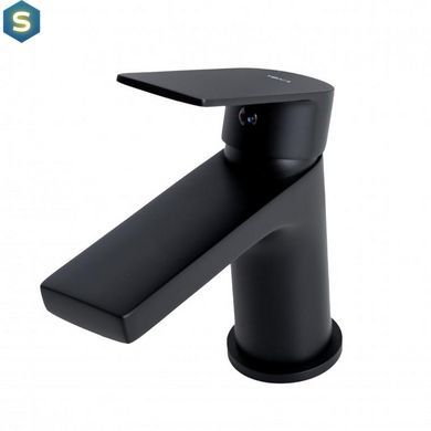 Смеситель для умывальника Yoka Lola 24 black низкий BU.LOLA-24-BLK, Черный матовый